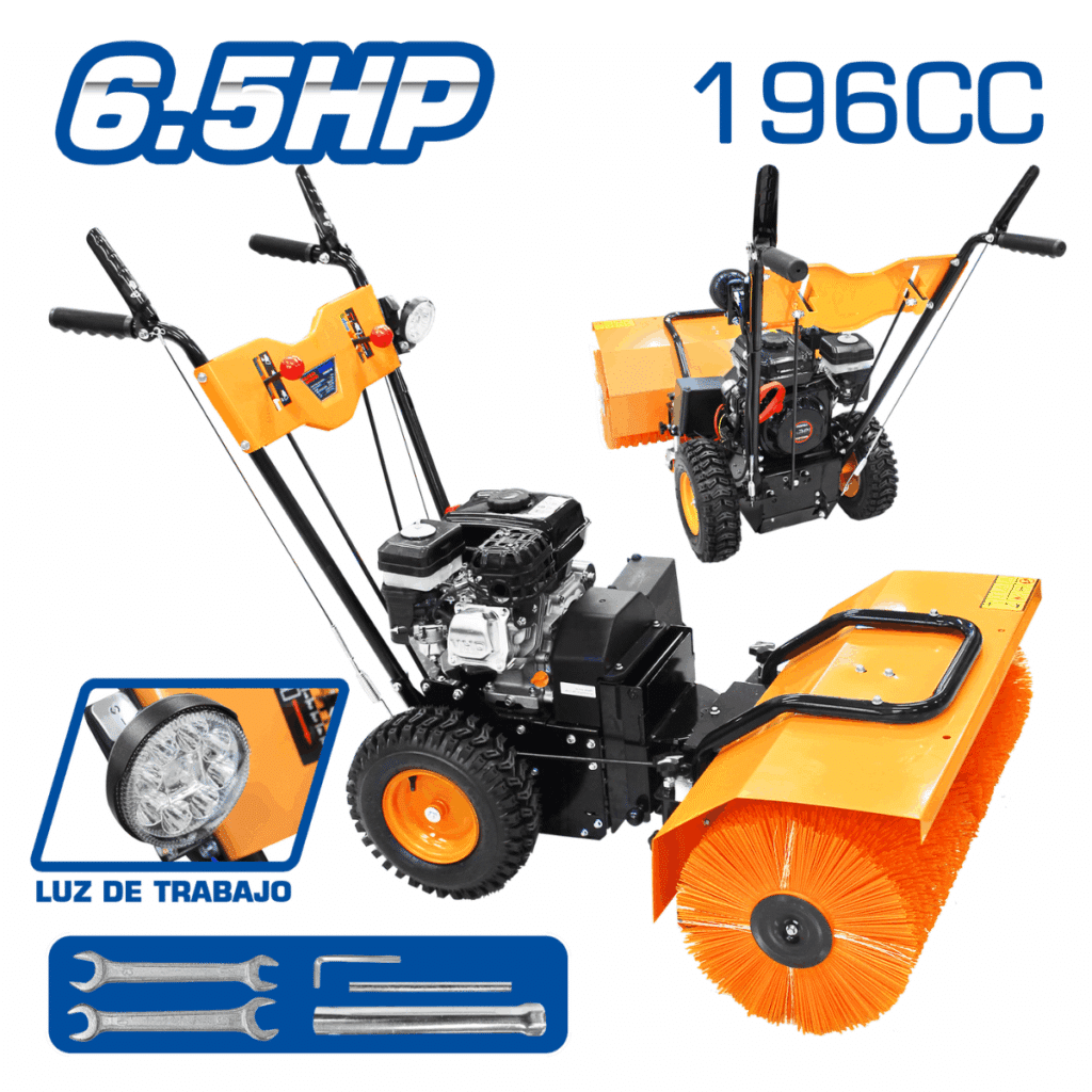 BARREDORA GASOLINERA PARA CESPED  SISTETICA LONC H200 6.5 HP 196CC A:80 – BK-GS800Y