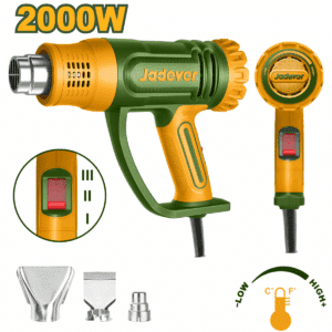 PISTOLA DE CALOR 2000W 450/300/450L/MIN  50/50-450°C/50-550°C - JDHG1520