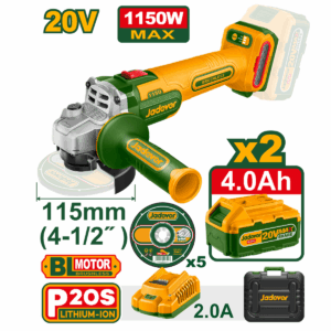 AMOLADORA 20V BL-MOTOR 3000-9000RPM 115MM M14 1150W 2X4.0AH MALETIN - JDLAPB522