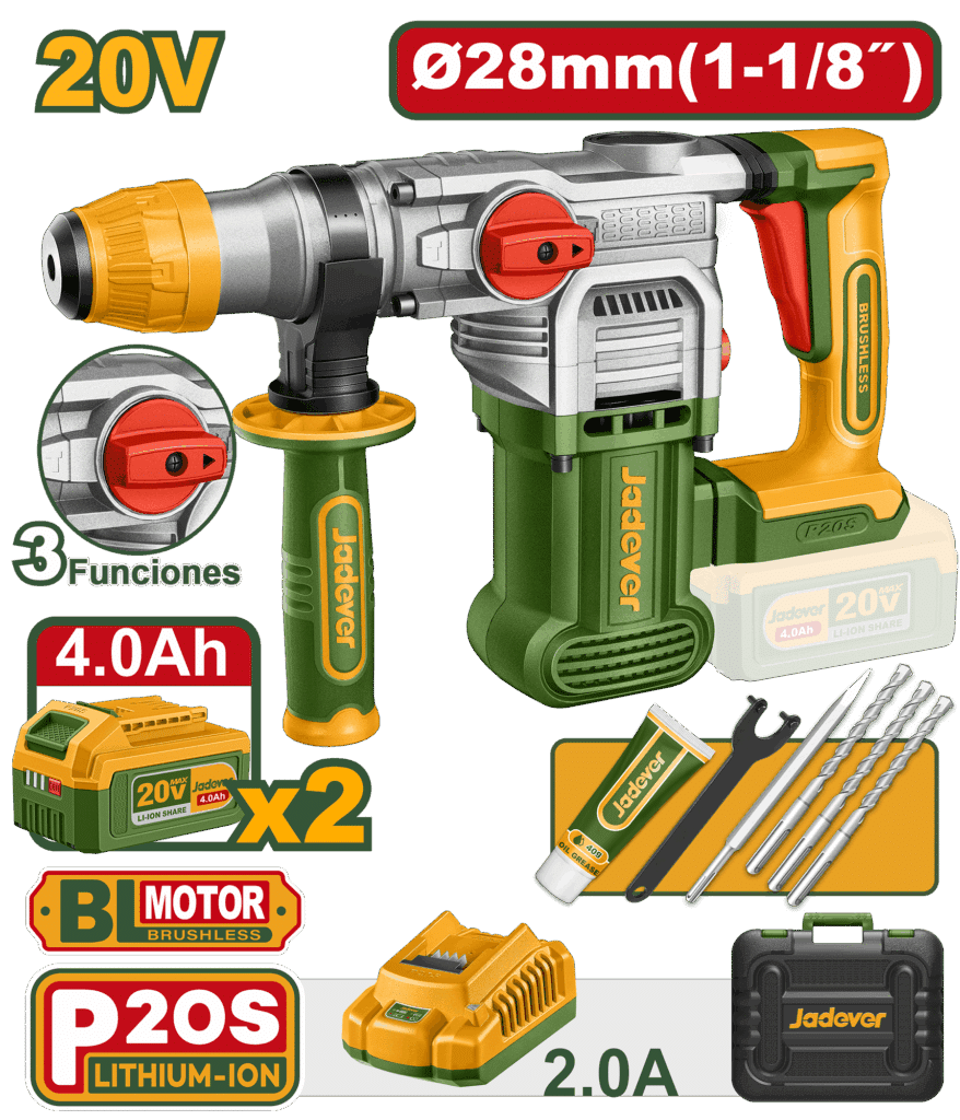 MARTILLO ROTATIVO INALÁMBRICO – JDLM1B283