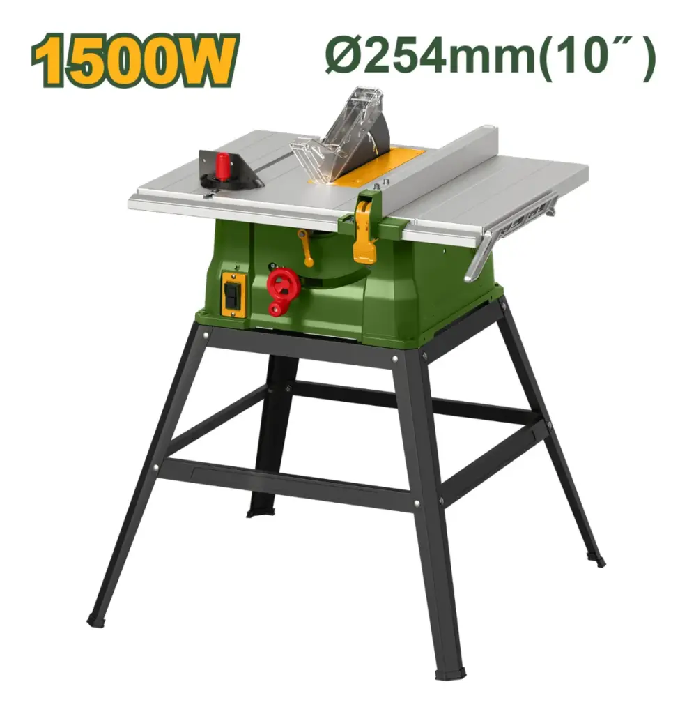 SIERRA DE MESA 1500W 4500RPM HOJA D:254X25.4MM AREA 595C540MM – JDTS1A1500