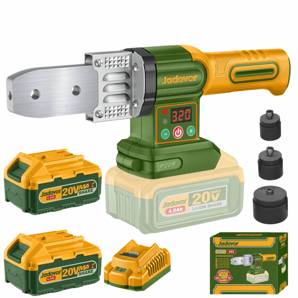 HERRAMIENTA DE SOLDADURA DE TUBOS PLÁSTICOS INALÁMBRICA – JDWM20182