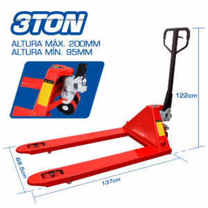 PALETA HIDRAULICA 3 TONELADAS - ST-CBY-III