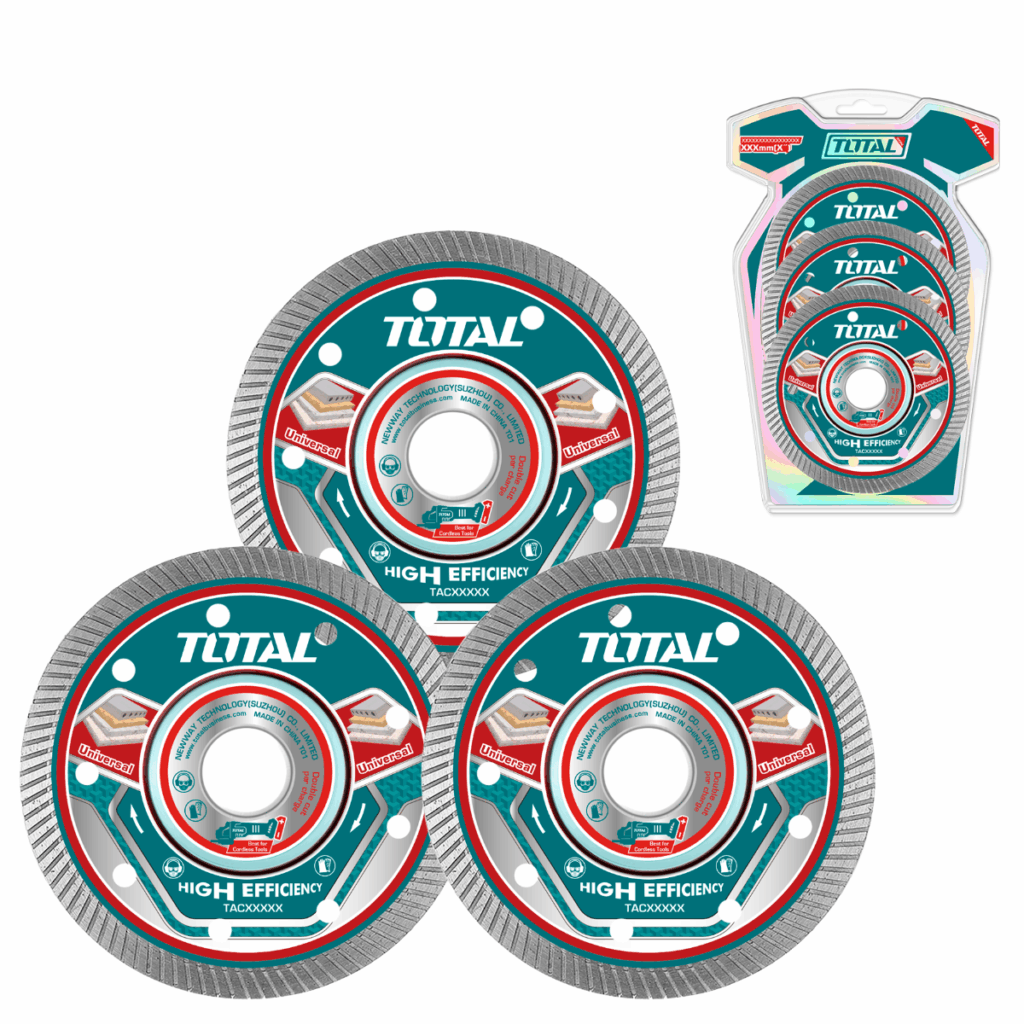 SET DISCOS DIAMANTADOS 3PCS  115MM ULTRA DELGADO IDEAL INALAMBRICOS IN – TAC511153