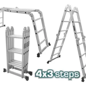 ESCALERA PLEBAGLE MULTIPROPOSITO ALUMINIO 4X3 PASOS 150KG - THLAD04431