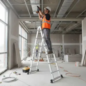 ESCALERA PLEBAGLE MULTIPROPOSITO ALU 4X3 PASOS 150KG - THLAD04431