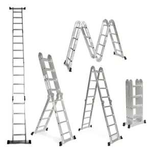 ESCALERA PLEBAGLE MULTIPROPOSITO ALU 4X4 PASOS 150KG - THLAD04441