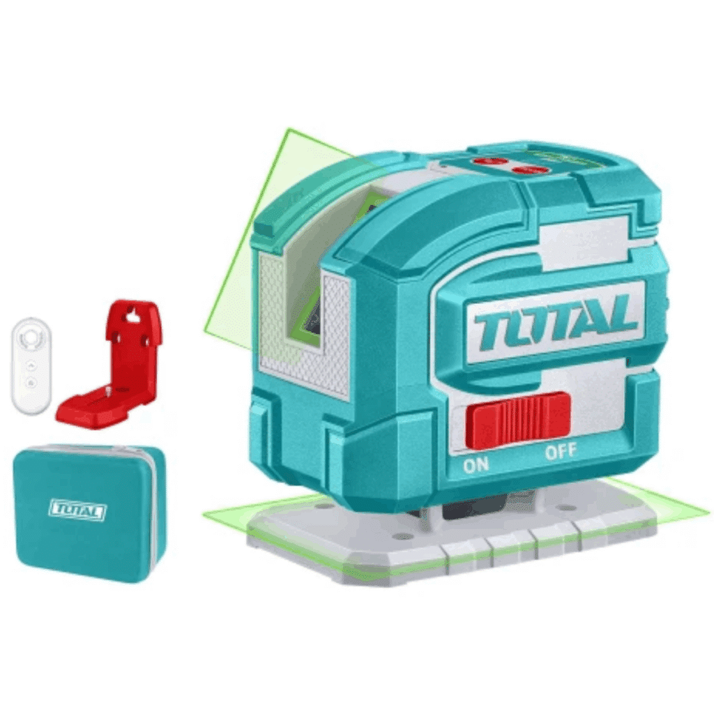 NIVEL LASER AUTOMATICO 0-35M 5 LINEAS PRECISION 1.5MM VERDE +ACC INDUS – TLL306502