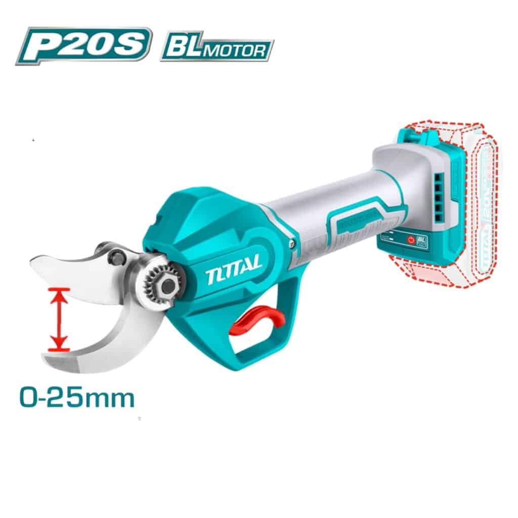 COMBO 2 EN 1 SIERRA CADENA 6» + TIJERA PODAR 20V 2X2.0AH + MALETIN – TOSLI250795