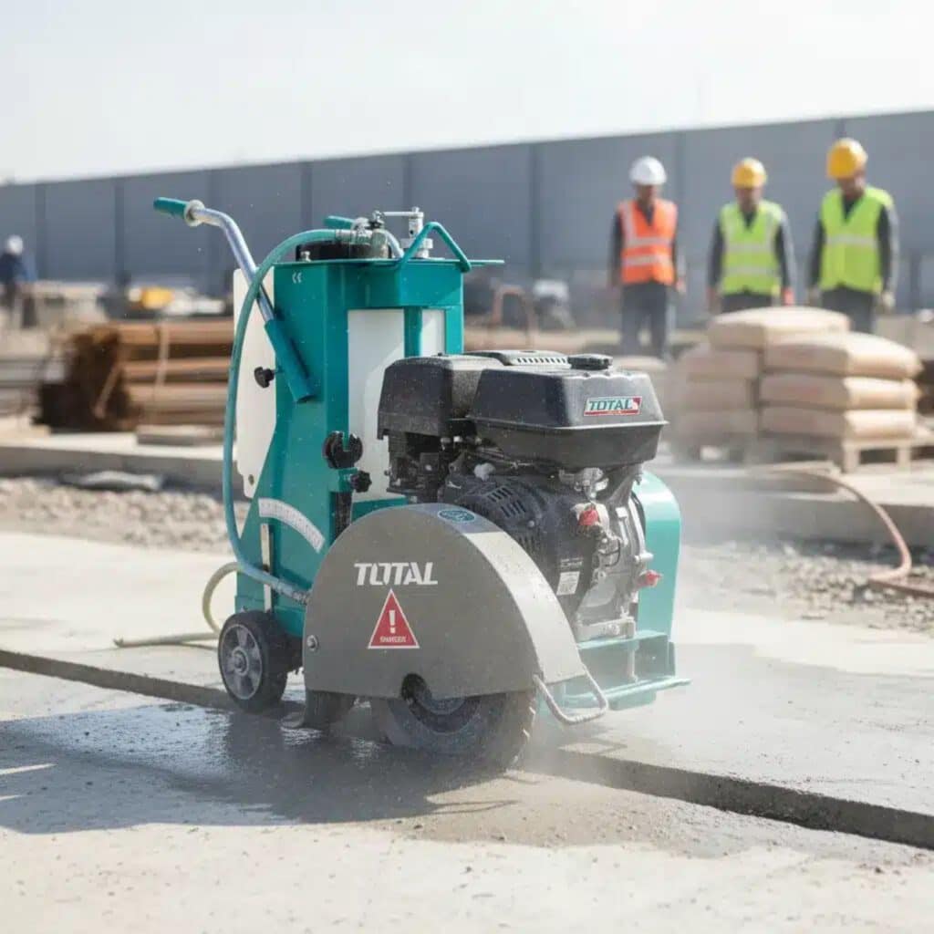 CORTADOR DE CONCRETO 13HP 120KG CORTE: 14CM HOJA:30-45 (12-18») TOTAL – TP1016-2