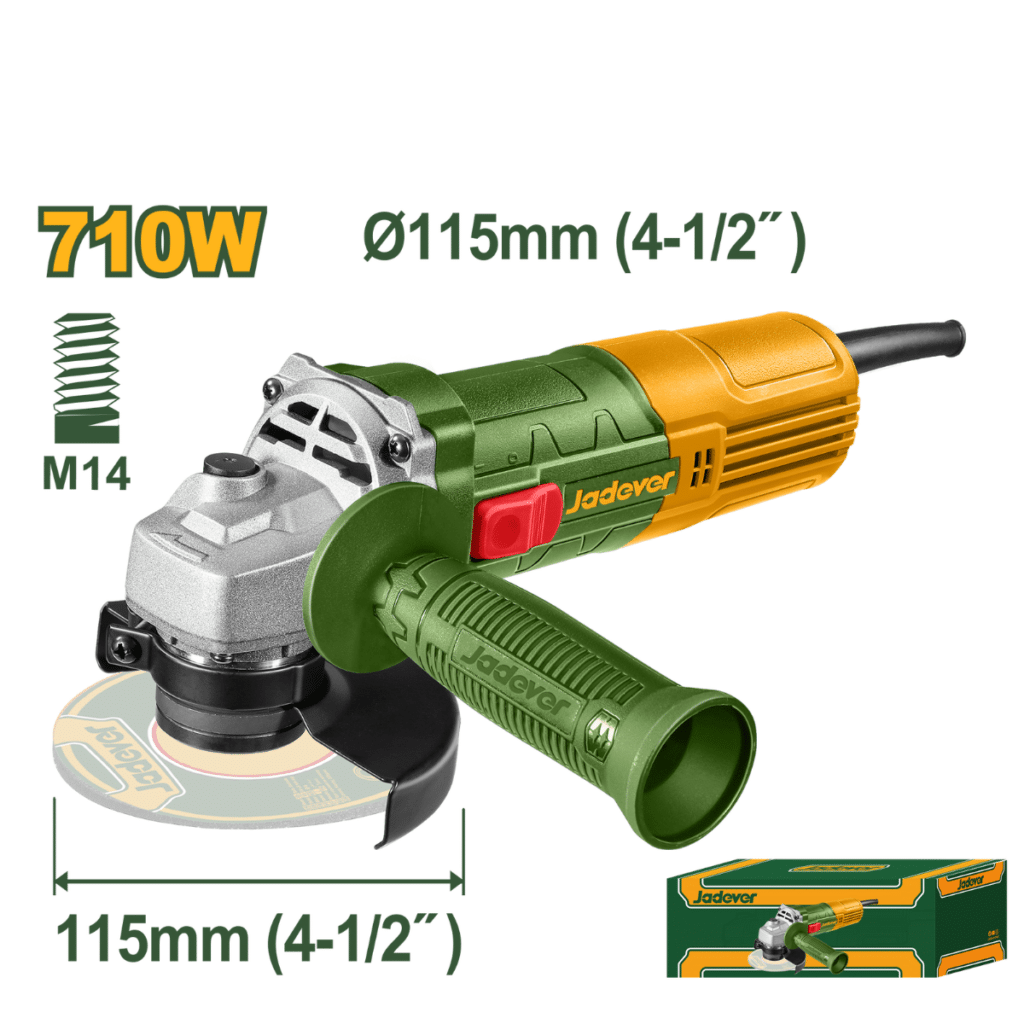 AMOLADORA ANGULAR 4.5″ 115MM 710W M14 – JDAG15711