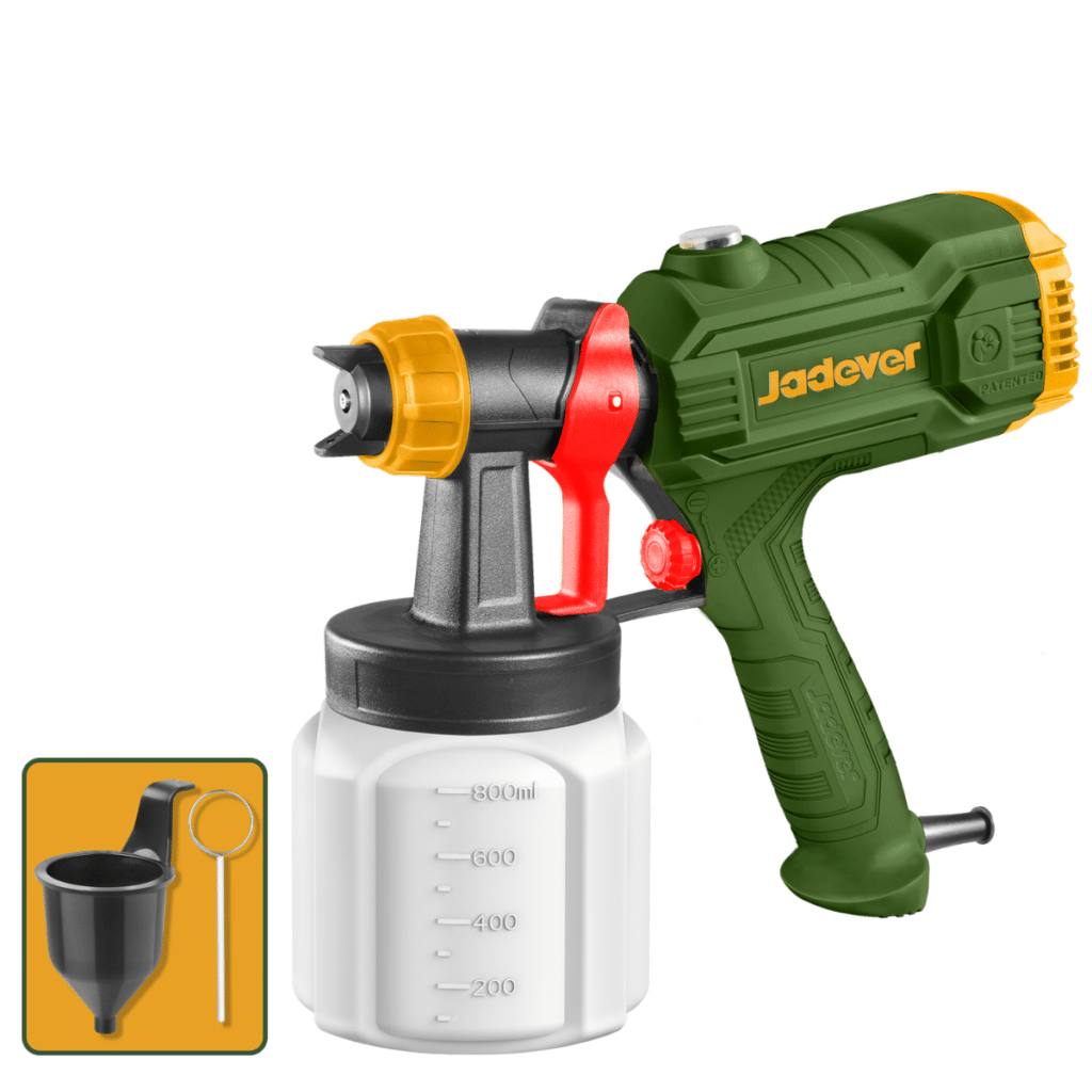 PISTOLA PINTAR 220V 450W CAP: 800ML TANQUE PLASTICO – JDEG1A45