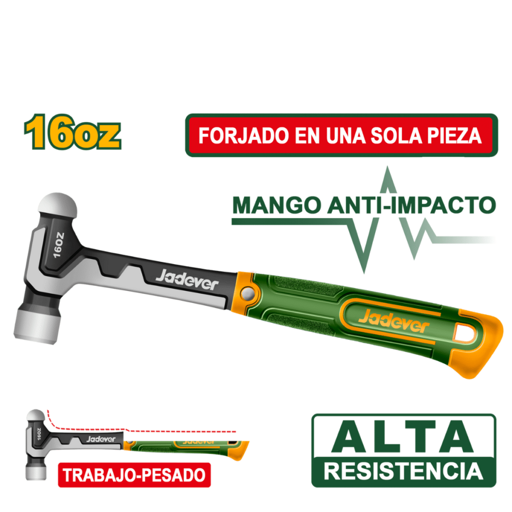 MARTILLO DE BOLA16OZ ANTI-SHOCK – JDHM8356