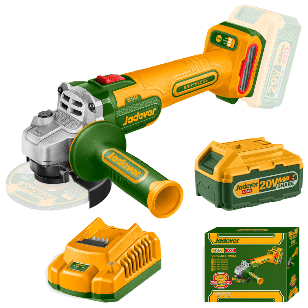 AMOLADORA 20V BL 3000-9000RPM 115MM M14 850W 1X4.0AH – JDLAP5421