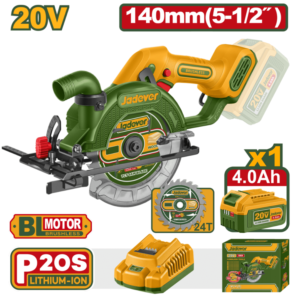 SIERRA CIRCULAR 20V 6300RPM 140MM BRUSHLESS – JDLWP5633