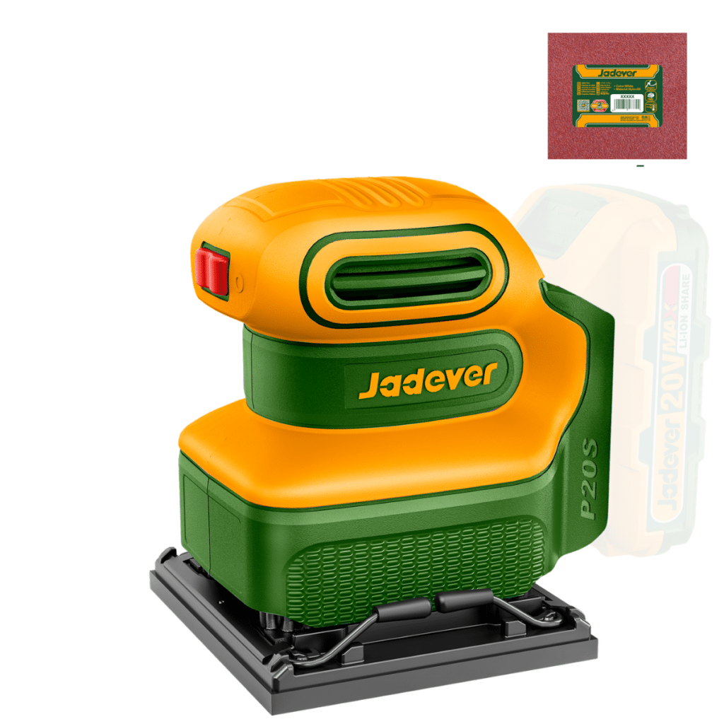 LIJADORA ORBILTAL DE HOJA 20V 12000RPM 110X100MM – JDRAP5010