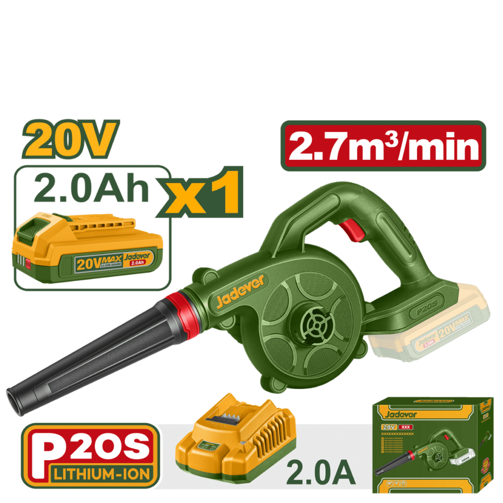 SOPLADORA 20V 2.7M3 18000/MIN 1X2.0AH – JDBLP5521