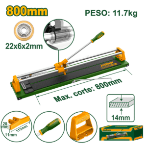 CORTA MAYOLICA 800MM CORTE 14MM HOJA 22X6X2MM BASE 1000X200MM - JDTR8508