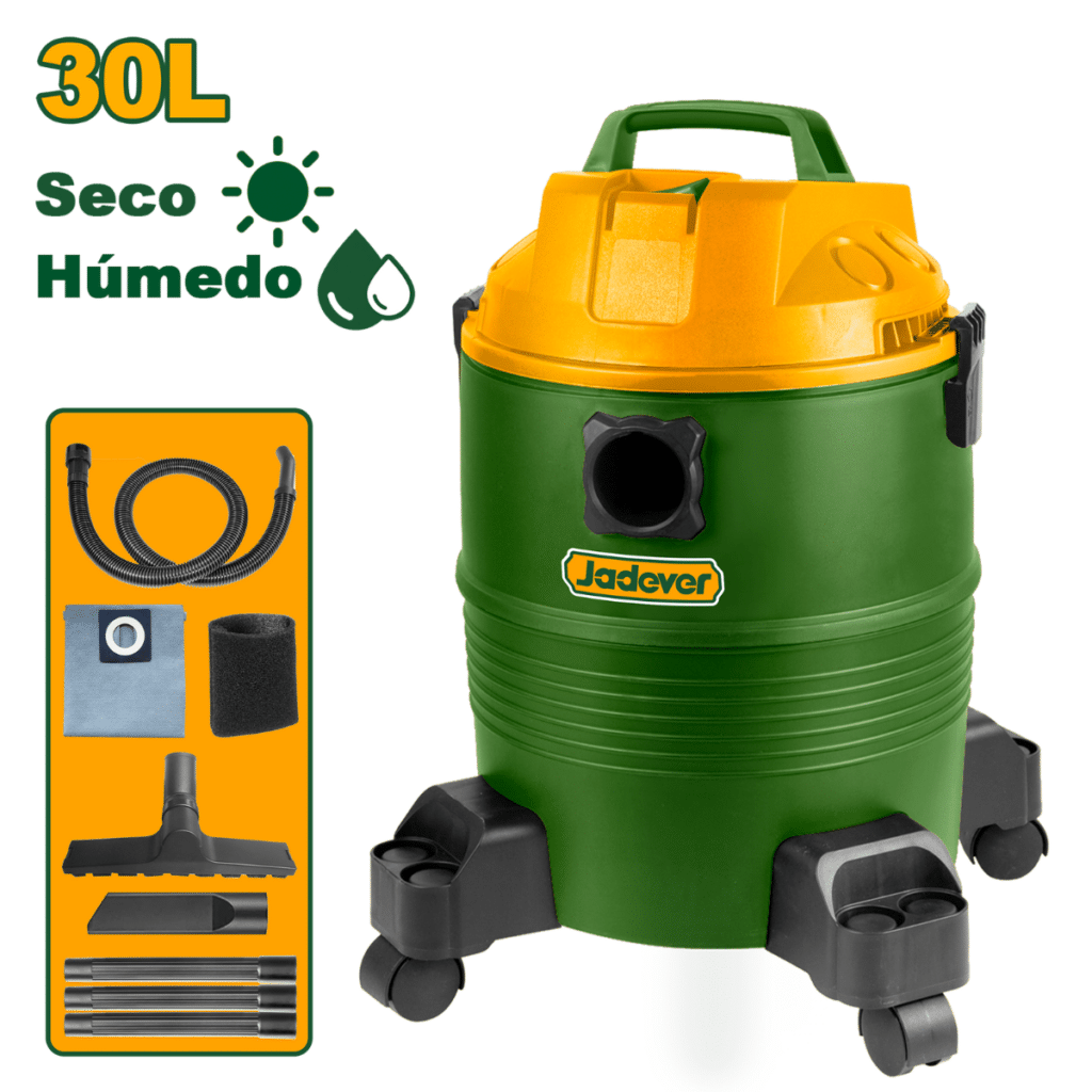 ASPIRADORA 30L 1200W 18KPA SECO/HUMEDO – JDVR2A30
