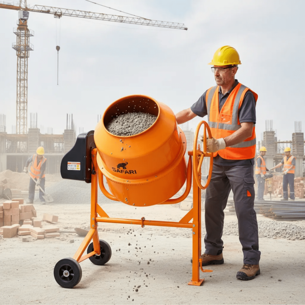 MEZCLADORA DE CONCRETO 260 LITROS 1500W – QB280