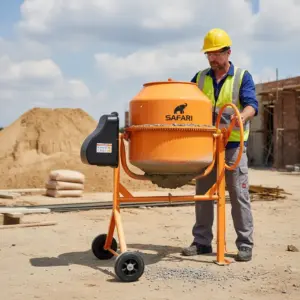 MEZCLADORA DE CONCRETO 240 LITROS 1200W - QB260