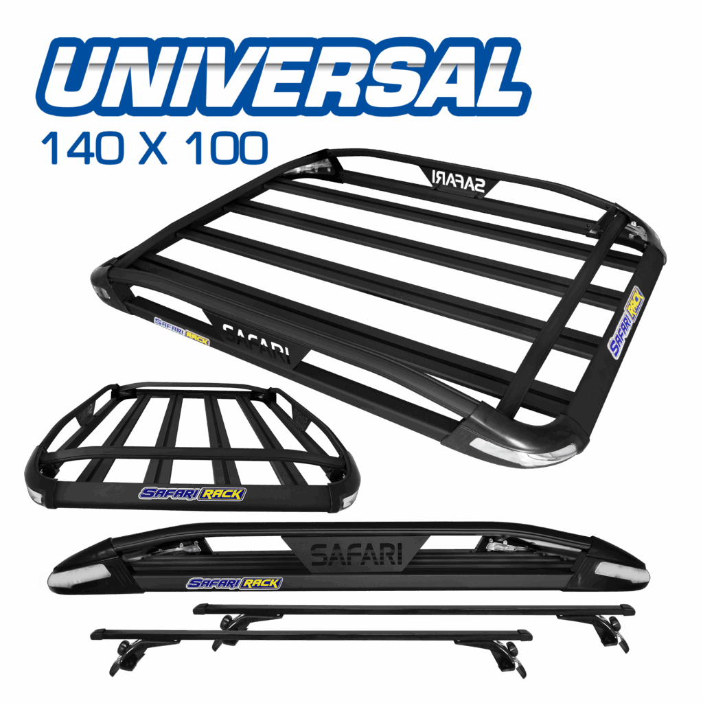 PARRILLA UNIVERSAL DE ALUMINIO 140X100 NEGRO – S3-RR03-BK-L