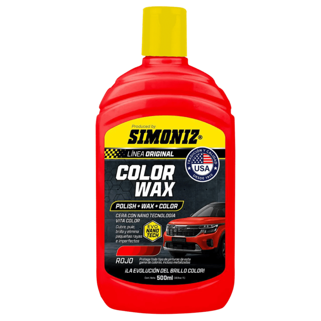 CERA ENR BRILLO COLOR WAX 3EN1 500ML ROJO – SIM-209158 – SIM-209158