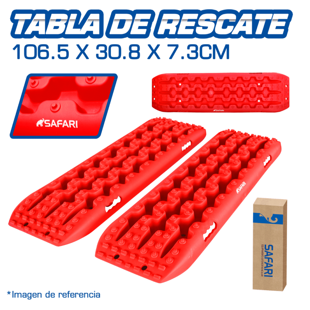 TABLA DE RESCATE 106.5X30.8X7.3CM ROJO – S9-AC003-RD