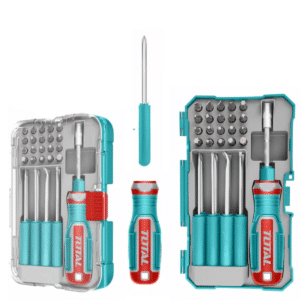 SET DESTORNILLADORES 30PCS CR.V INTERCAMBIABLES MAGNETICO INC ESTUCHE - TACSD30306