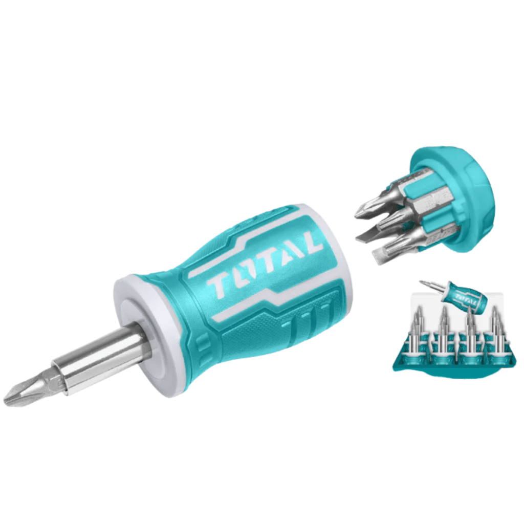 SET DESTORNILLADOR 8 EN 1 PUNTAS INTERCAMBIABLES CR.V MAGNETICO – TACSDS0706