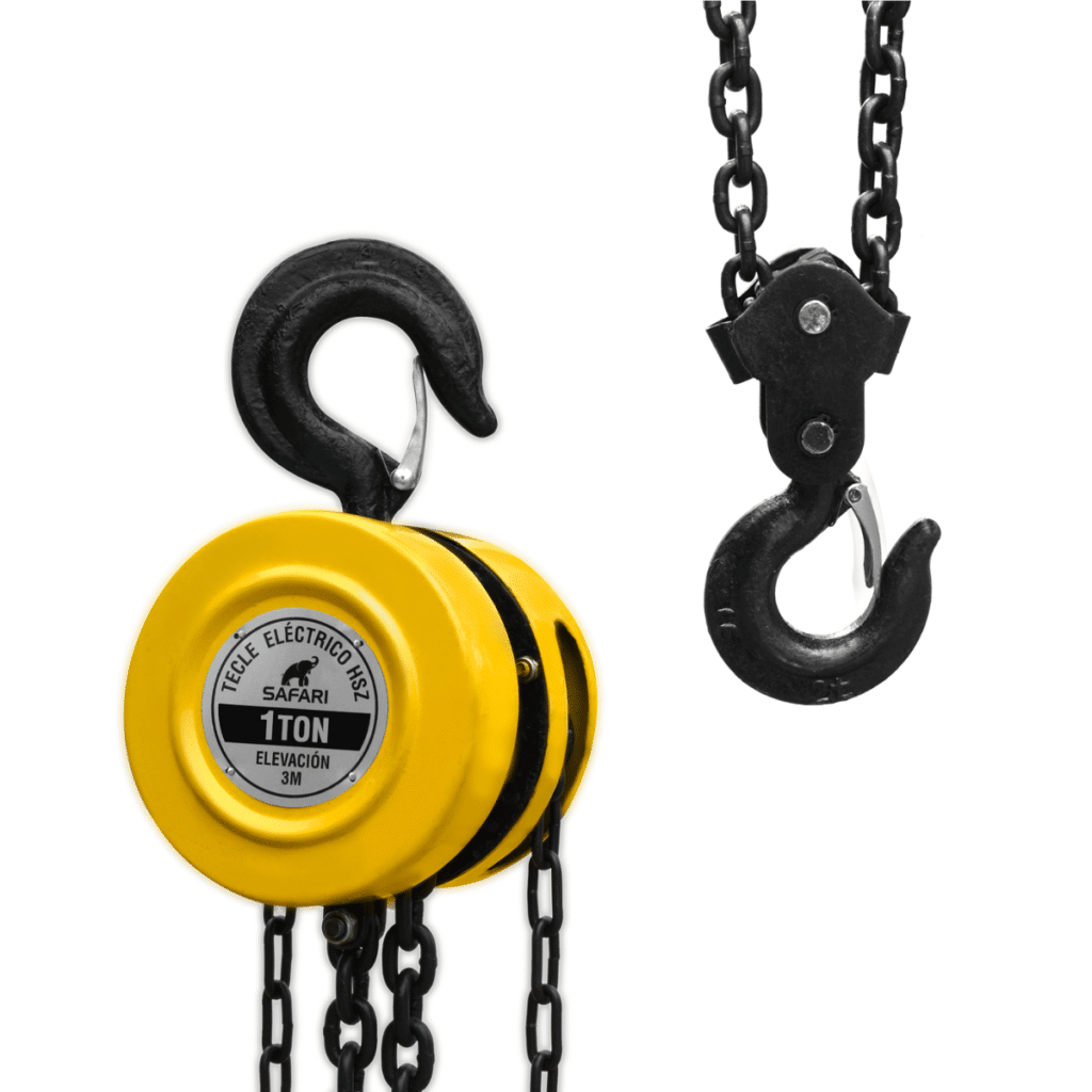 TECLE DE CADENA 1 TONELADA 3 METROS DE CADENA – HSC-1