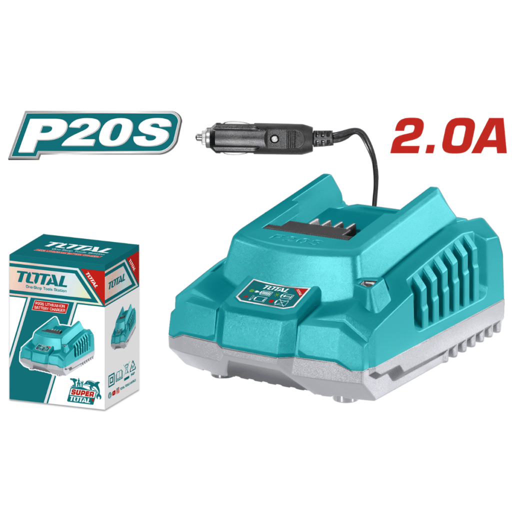 CARGADOR INTELIGENTE 2.0A 20V P20S ENTRADA 12-24V DC INDUSTRIAL – TFCLI2012