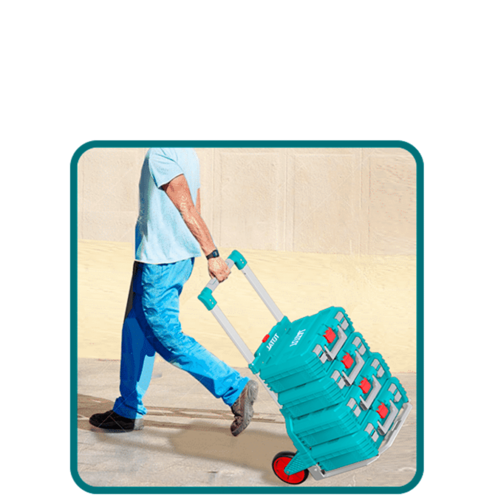 CARRETILLA PLEGABLE ALUMINIO MAX: 130KG IDEAL PARA CAJAS APILABLES IND – THWB61201