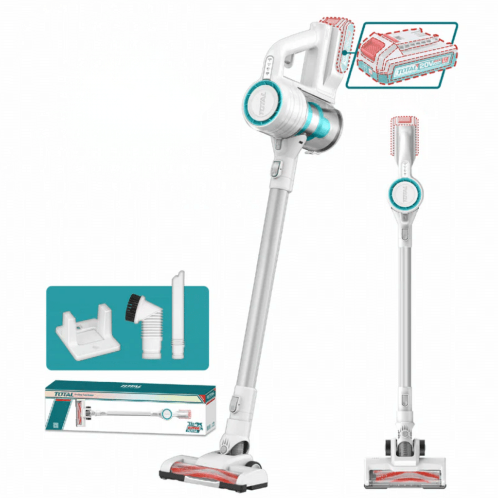 ASPIRADORA VERTICAL LI-ION 20V 0.8L PRESION 9KPA – TVLI20061