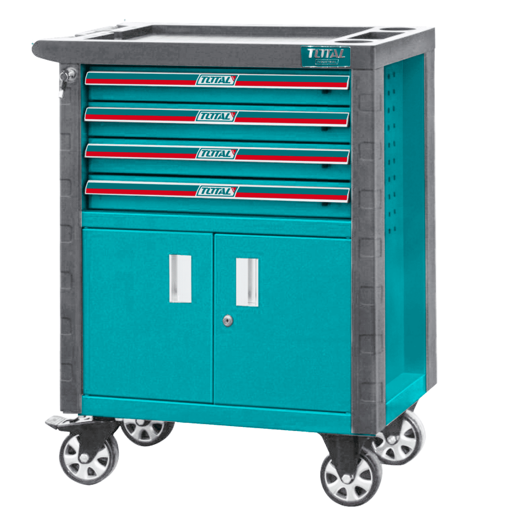 GABINETE PORTA HERRAMIENTAS 4 CAJONES + 1 ALMACÉN 765X465X812MM CON RUEDAS – THRC01041