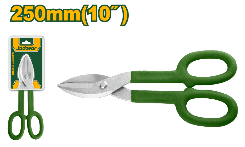 TIJERA HOJALATERA 10» (250MM) ACERO FORJADO CORTE <0.8MM - JDAS4910