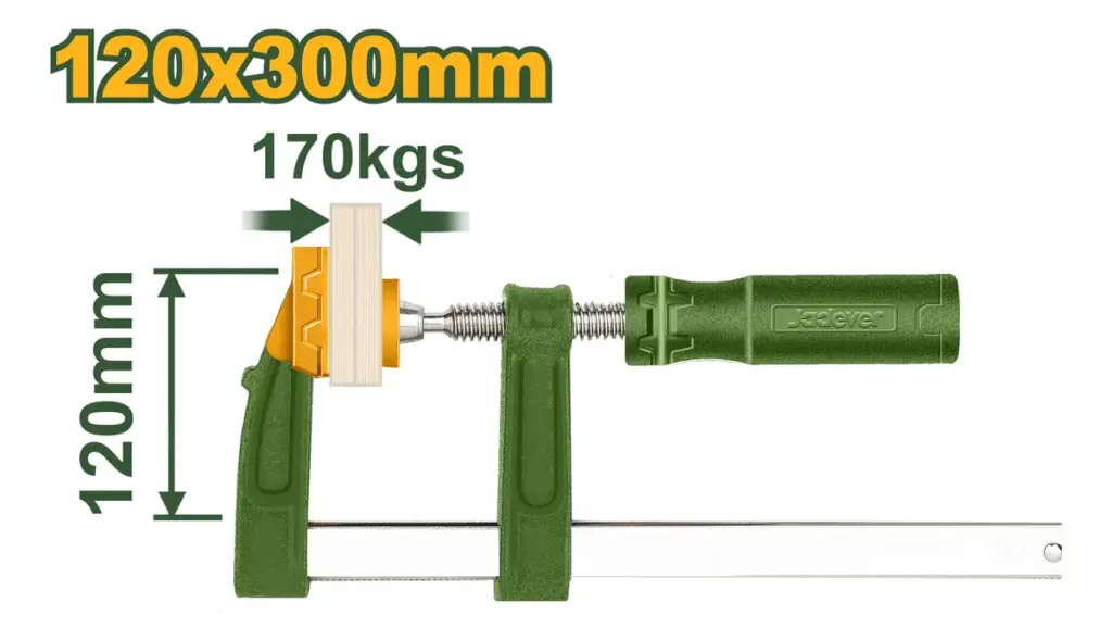 PRENSA F CON MANGO 120X300MM – JDCP2121