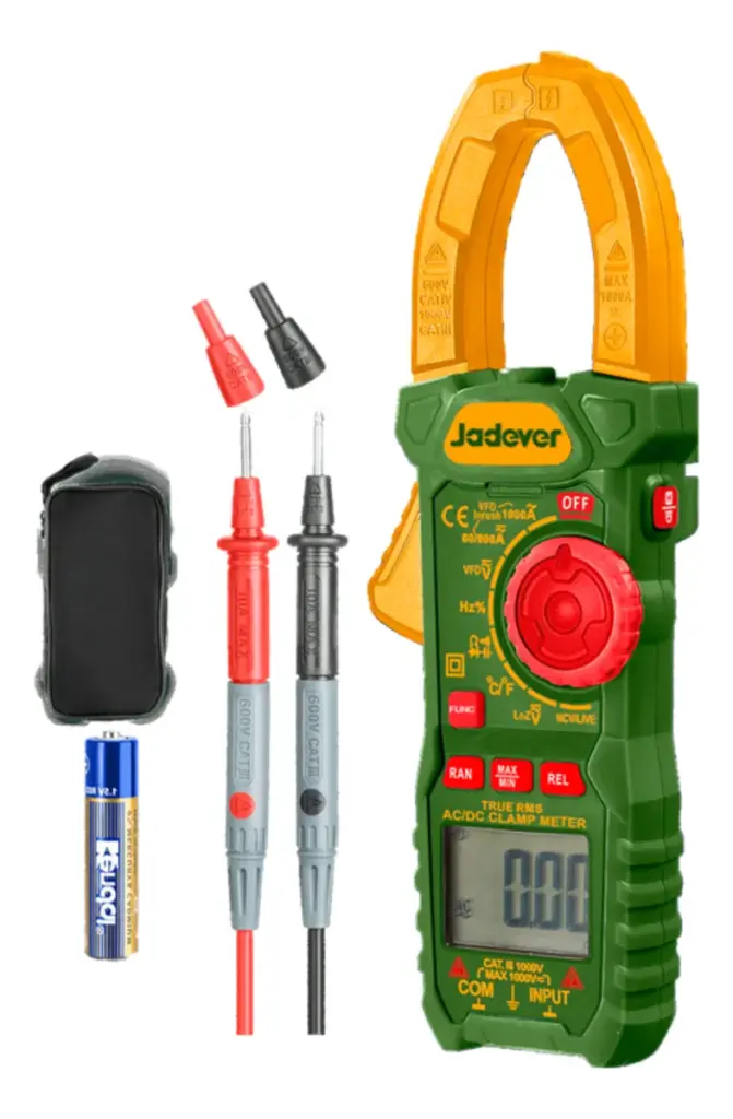 PINZA AMPERIMÉTRICA DIG. AC 6-750V / 60-1000A DC:1000V R:60MOHM C:100MF – JDDM6508