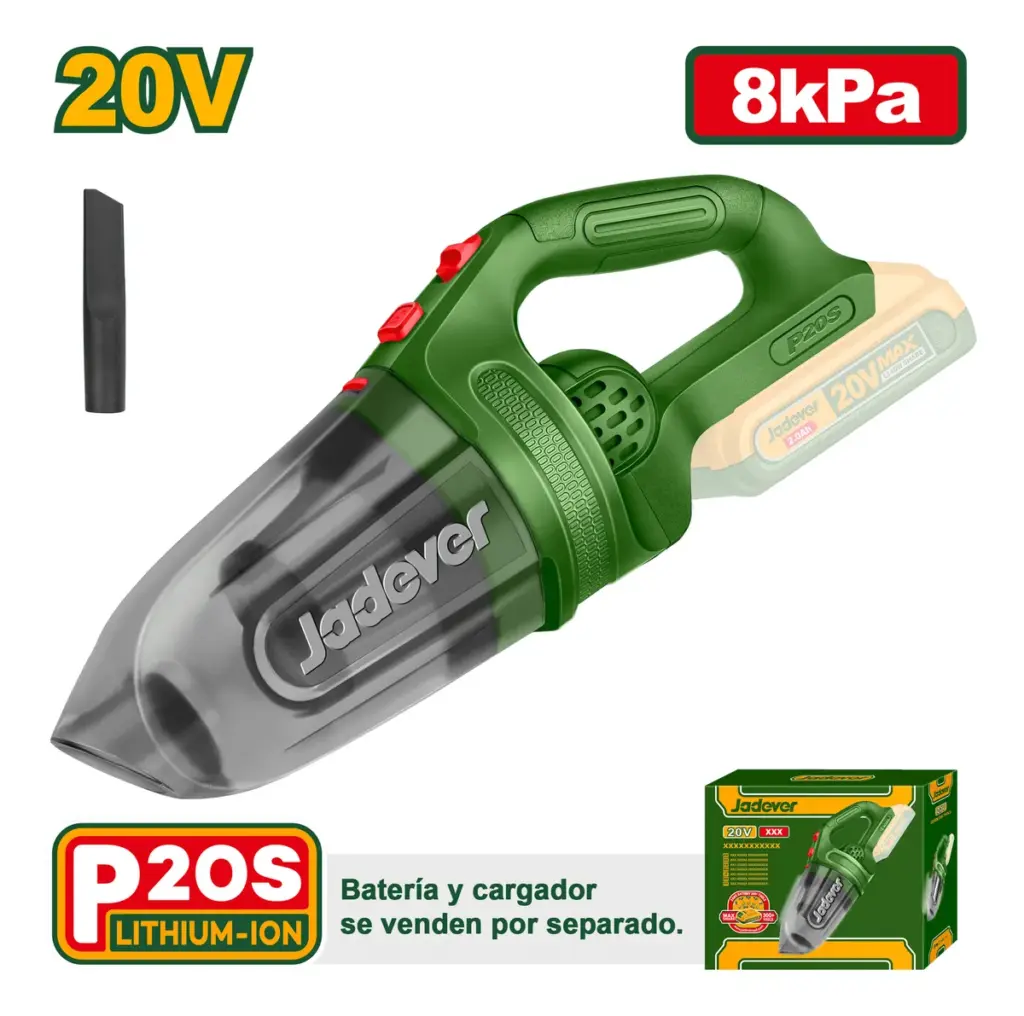 ASPIRADORA 20V 0.45L 8KPA – JDLV2020