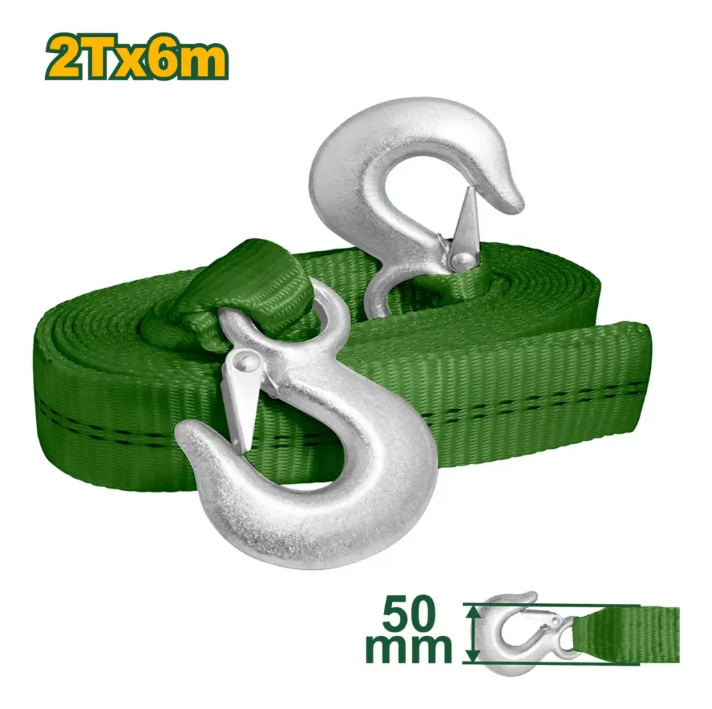 FAJA DE REMOLQUE 6M 2TON VERDE – JDRT33260