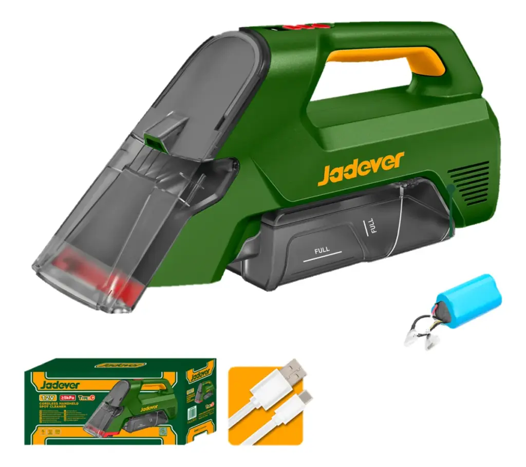 ASPIRADORA LIMPIA TAPICERÍA 12V TIPO C 2500MAH 5KPA – JDVR7551