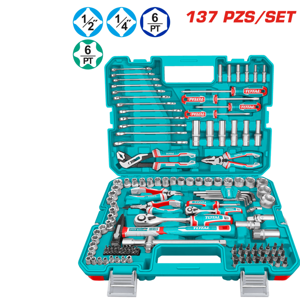 SET HERRAMIENTAS COMBINADAS 137 PZS INC MALETIN INDUSTRIAL – THKTHP21376