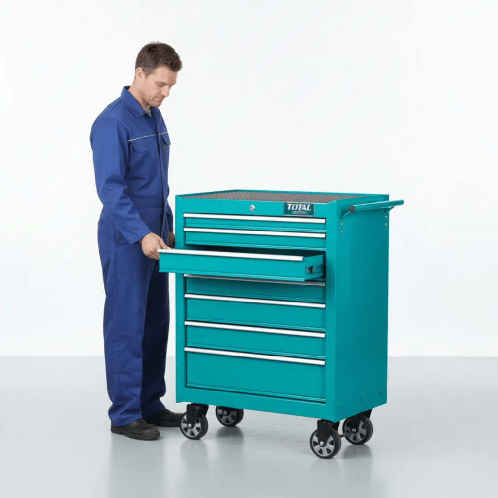 GABINETE PORTE HERRAMIENTAS 7 CAJONES 680X458X945MM C/RUEDAS INDUSTRI – THRC02071P