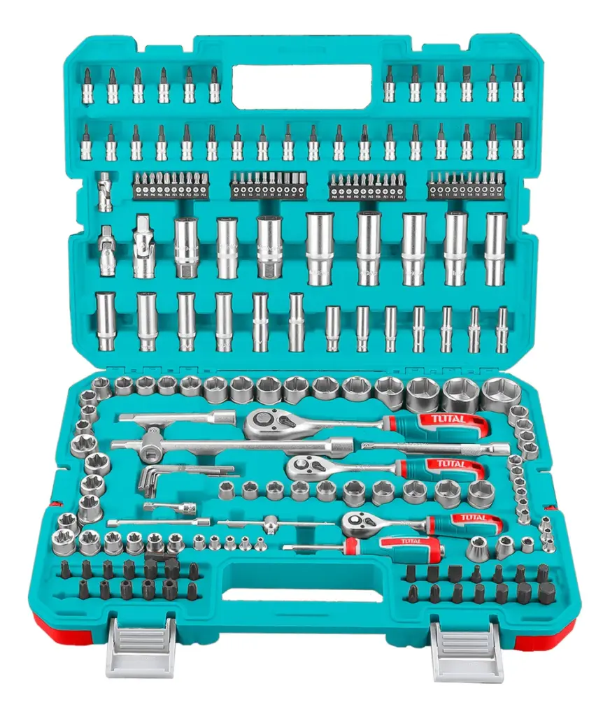 SET RACHET 1/2+1/4+3/8 + SOCKET 201PCS + MALETIN INDUSTRIAL – THTS082016