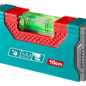 NIVEL BURBUJA 10CM B:1 ANTI-IMPACTO 0.5MM MAGNETICO - TMT205101