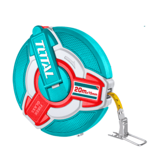 CINTA METRICA ACERO 20M X 12.5MM + GANCHO VELOCIDADX3 INDUSTRIAL - TMT08206