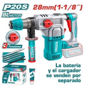 ROTOMARTILLO SDS+ 28MM 20V BL 4.5J 0-44000BPM 2X5.0AH 3FUN +ACC INDUSTRIAL TOTAL - TRHLI202862