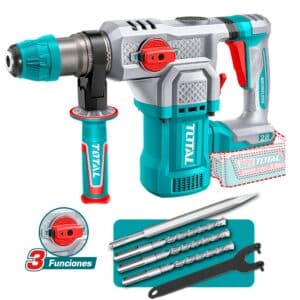 ROTOMARTILLO SDS+ 28MM 20V BL 4.5J 0-44000BPM 3FUN INDUSTRIAL TOTAL - TRHLI20286