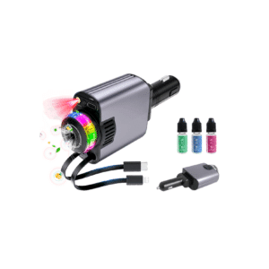 CARGADOR USB 4 EN 1 PARA CIGARRERA AUTO UNIVERSAL - SF-25198