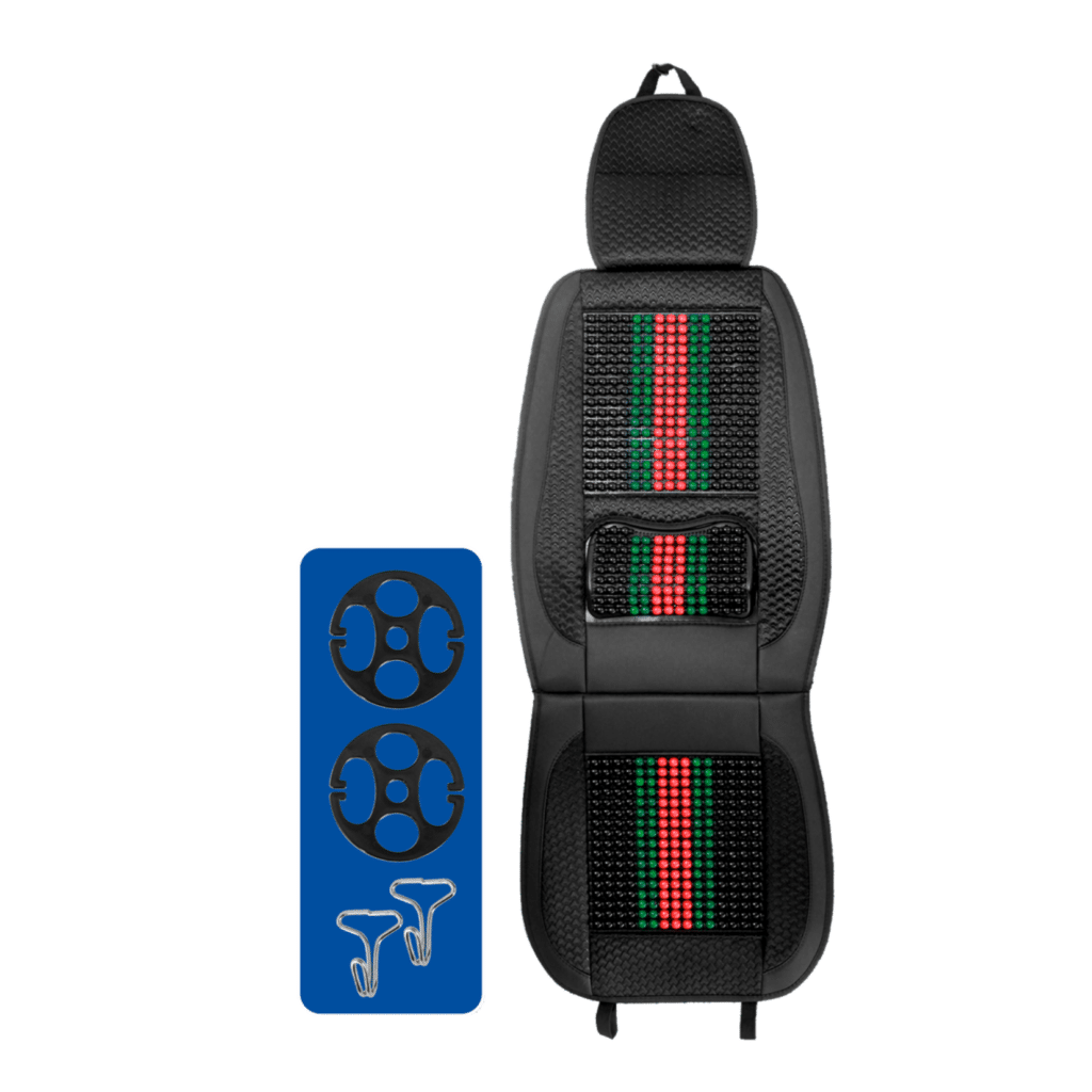 COJIN/RESPALDO BOLITAS + PU C/RIÑONERA SPORT BLACK – SF-25015